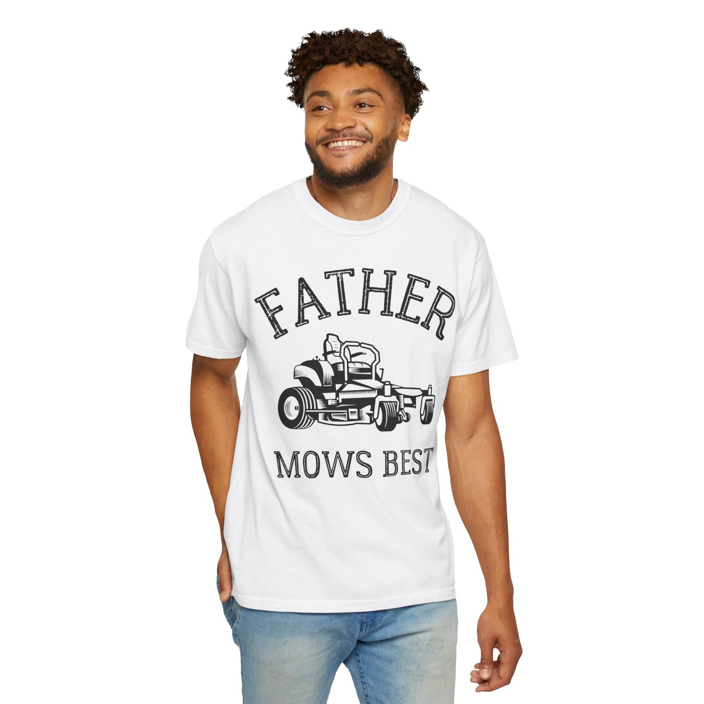 Father Mows Best Lawn Mowing Shirt | Funny Dad Gift Idea