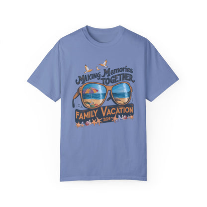 Summer Family Vacation 2024 Making Memories Together Shirt Washed Denim