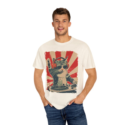 Funny DJ Cat Shirt | Hilarious Graphic Tees for Cat and Music Lovers