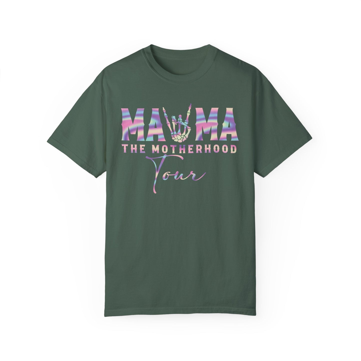 The Motherhood Tour Shirt - Mama Rock Tour Shirt Blue Spruce