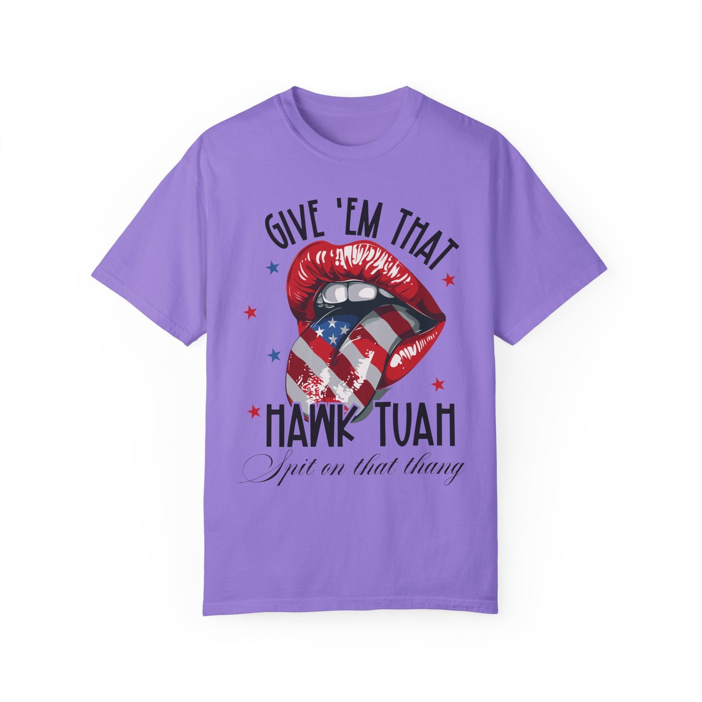 Retro Give Em That Hawk Tuah Shirt Violet