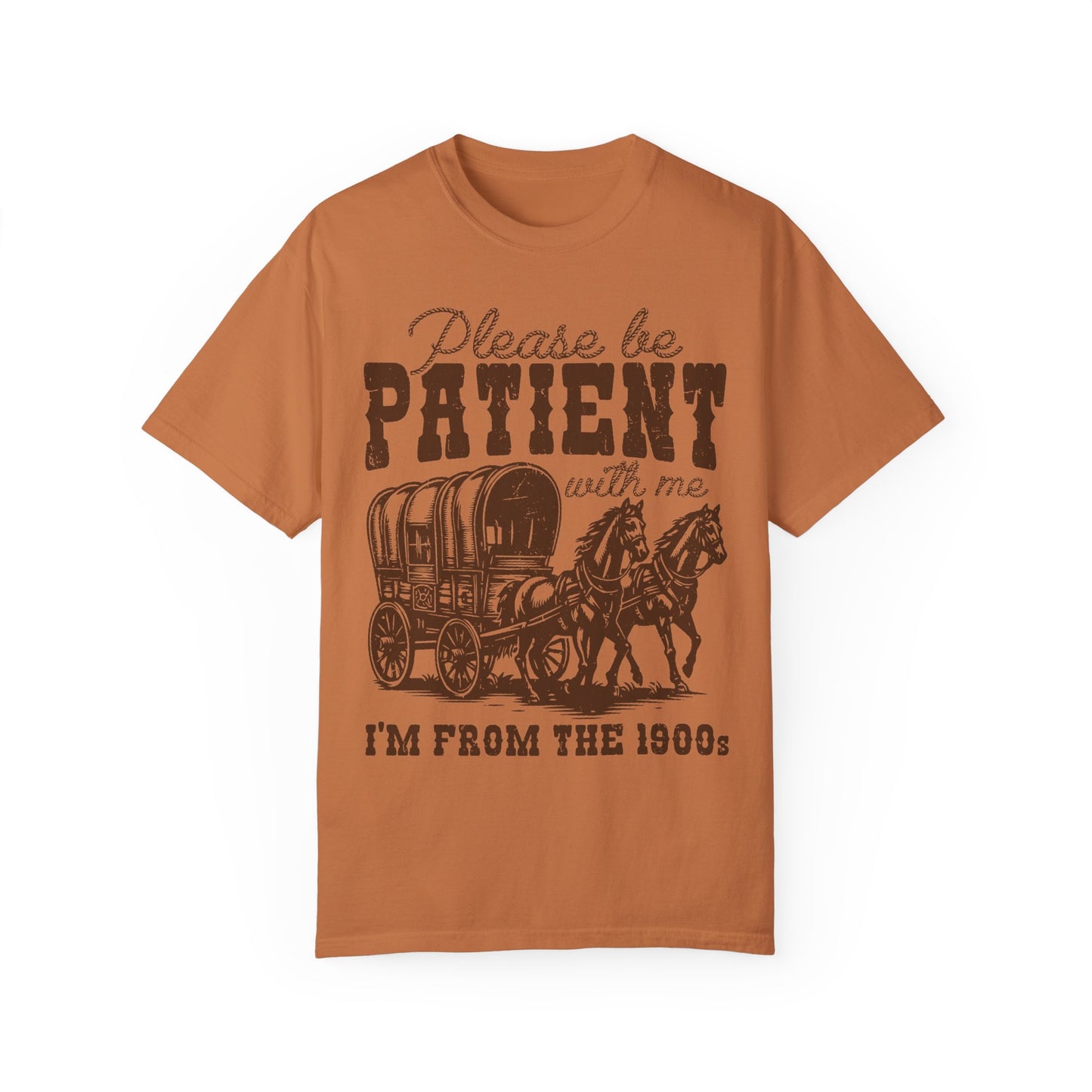 Please Be Patient With Me I'm From The 1900s Shirt, Funny Graphic Retro Shirt Yam