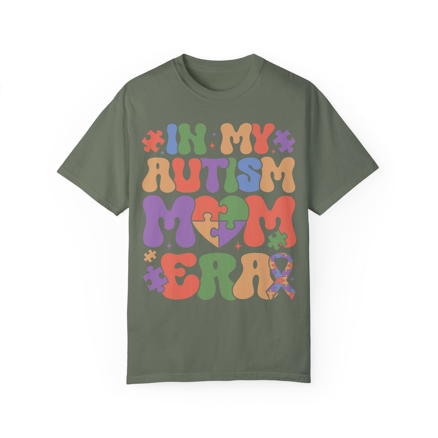 In My Autism Mom Era Shirt Moss