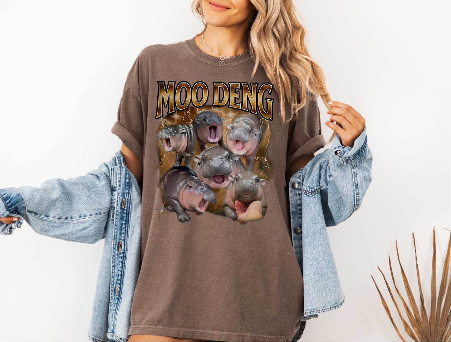 Hippo Memes Unisex Tee - Moo Deng Shirt