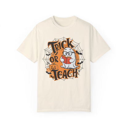 Teacher Halloween Shirt - Trick Or Teach Shirt Ivory