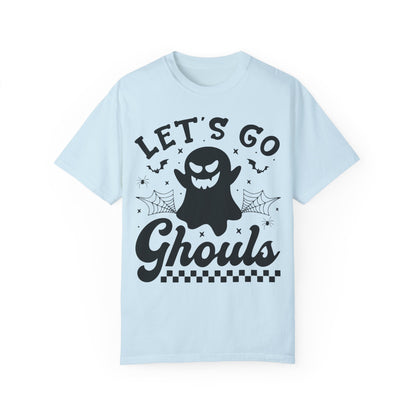 Lets Go Ghouls Shirt Comfort Colors Ghost Shirt Chambray