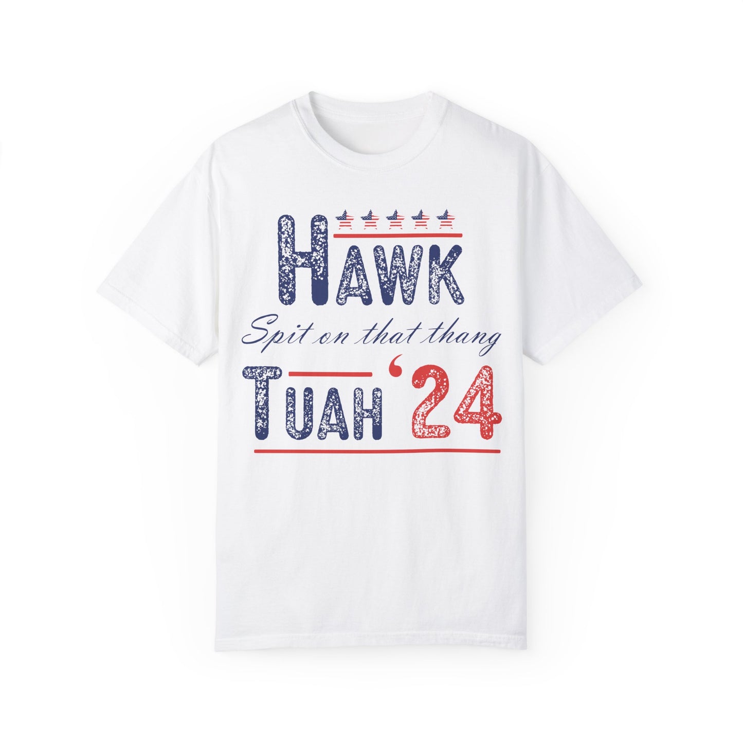 Hawk Tuah 24 Funny Saying Shirt - Spit On That Thang Girl Tee White