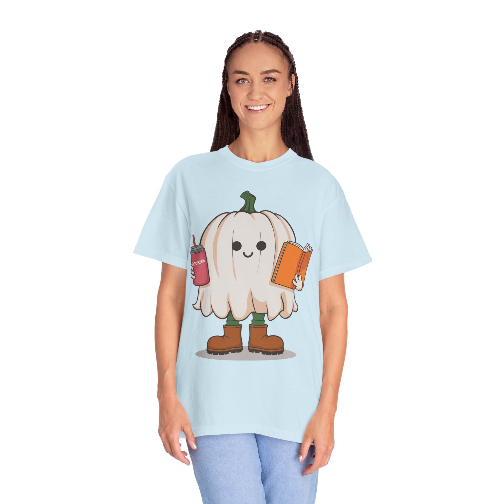 Ghost Reading Books Shirt - Bookish Halloween Shirt