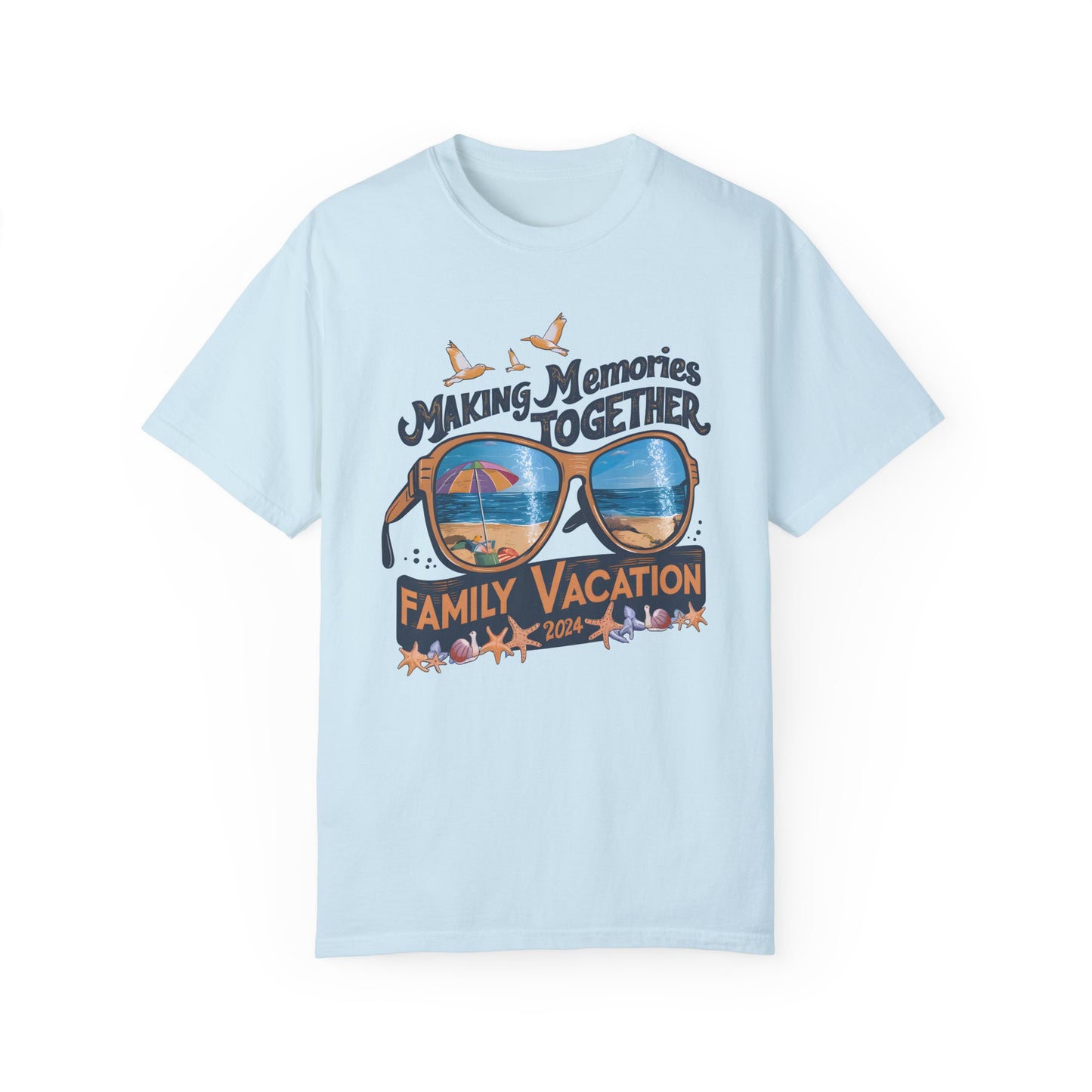 Summer Family Vacation 2024 Making Memories Together Shirt Chambray