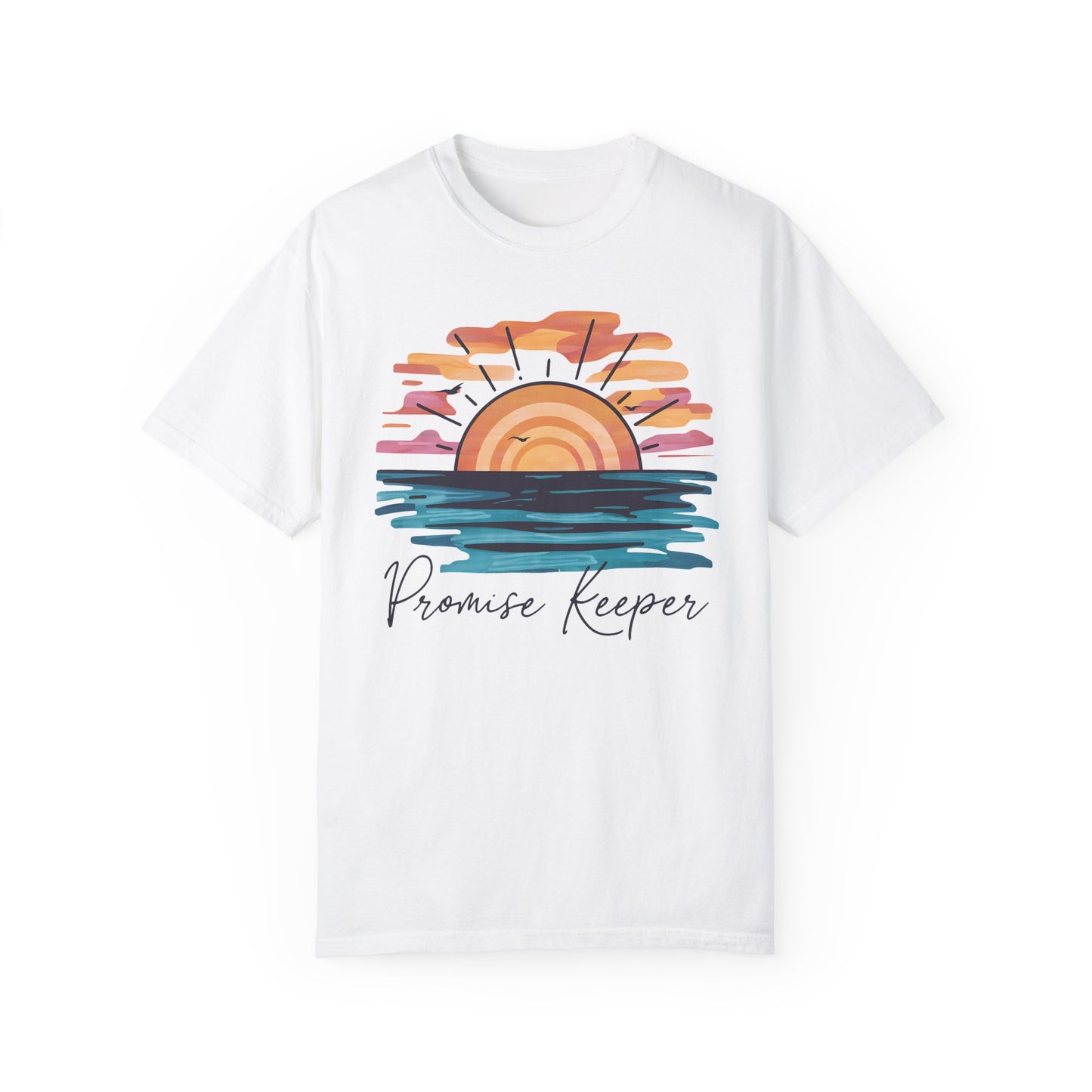 Promise Keeper Religious Shirt with Bible Verses White