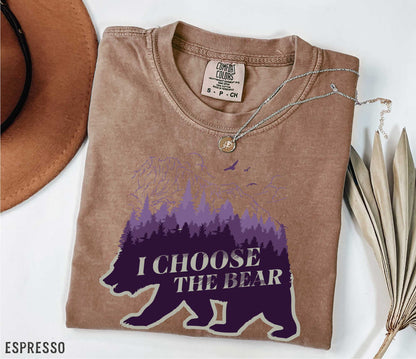 I Choose the Bear Shirt, Team Bear Shirt, Bear Vs Man