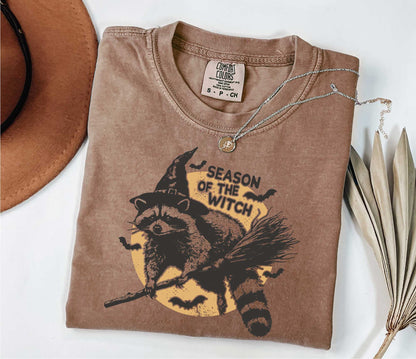 Season Of The Witch Raccoon Meme Shirt