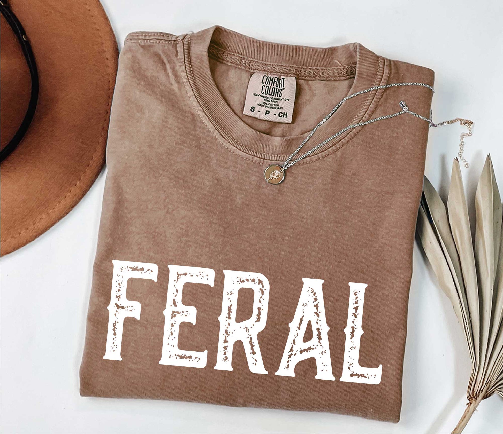 Feral Comfort Colors Feral Shirt, Unisex Funny Quote Shirt