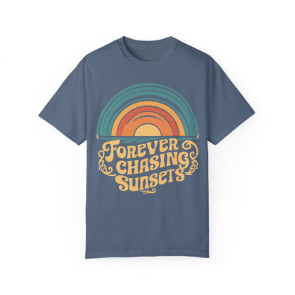 Sunset Shirt | Stylish Apparel for Beach and Summer Vibes Blue Jean