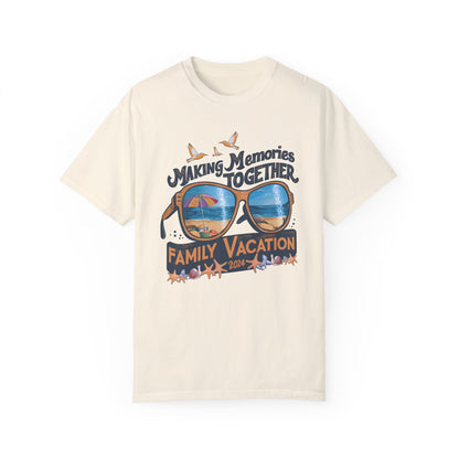 Summer Family Vacation 2024 Making Memories Together Shirt Ivory