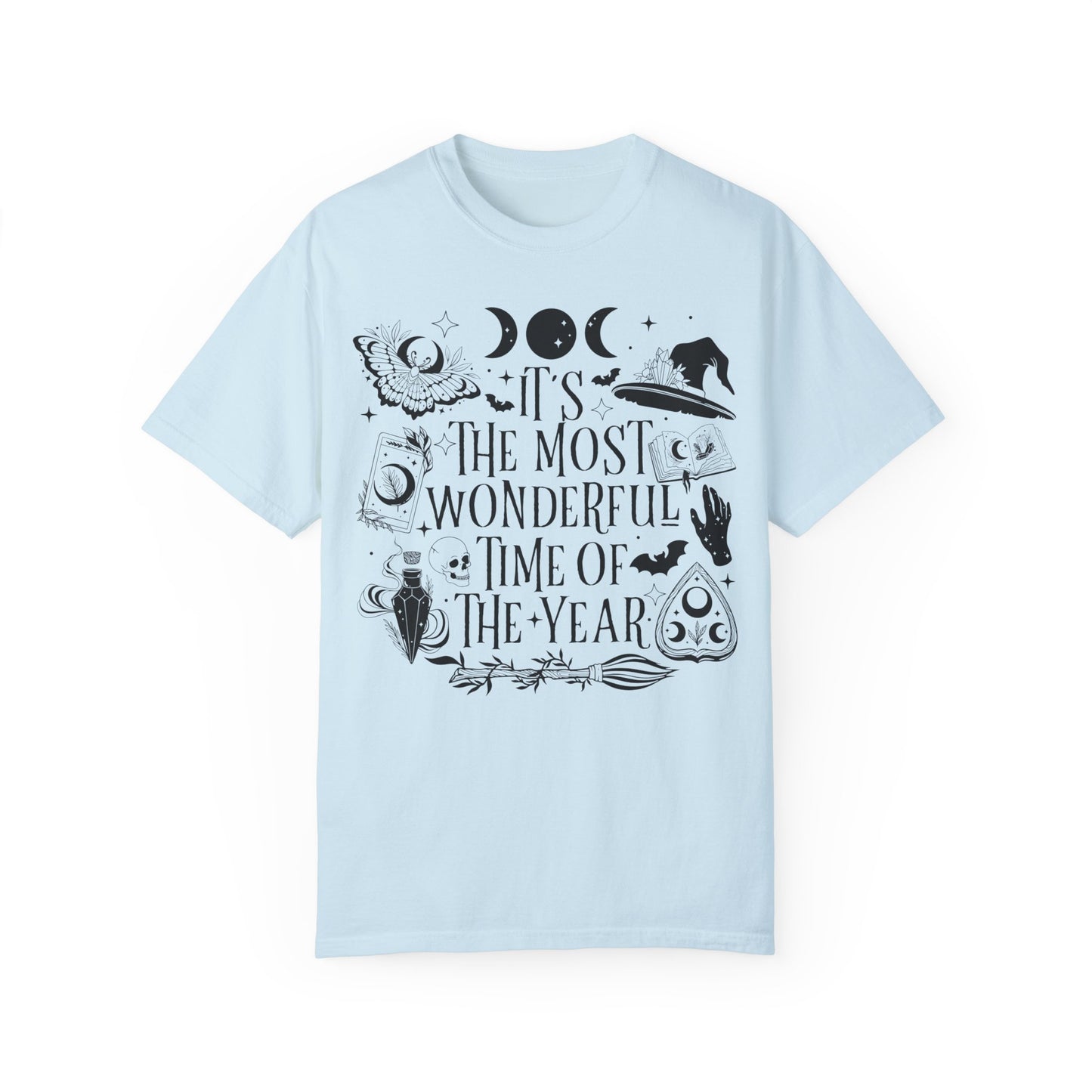 It's The Most Wonderful Time Of The Year Fall T-Shirt - Spooky Shirt Chambray