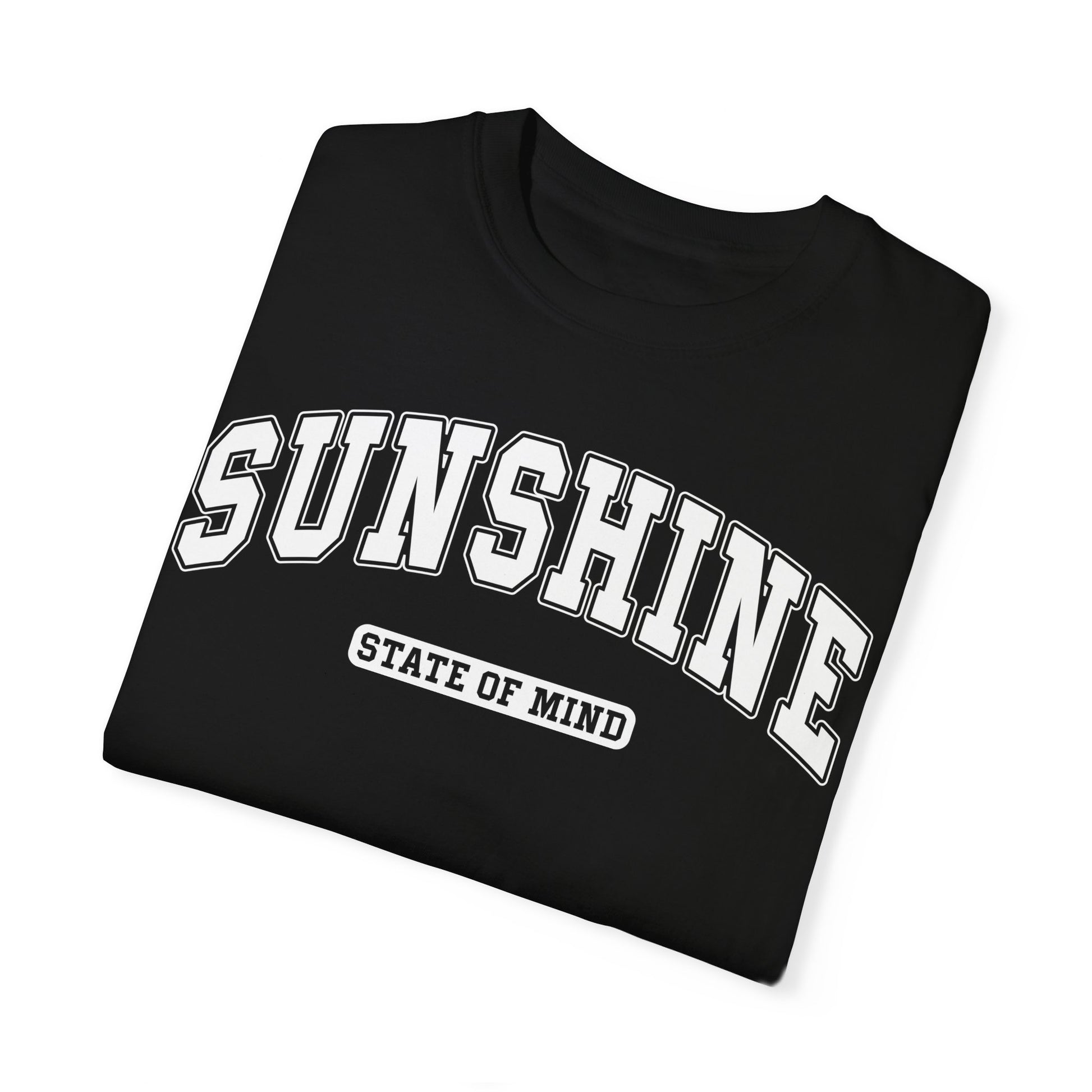 Comfort Colors Beach Shirt, Sunshine State of Mind Shirt Black