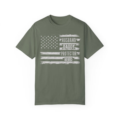 Husband Daddy Protector Hero Shirt | Father's Day Gift Ideas Moss