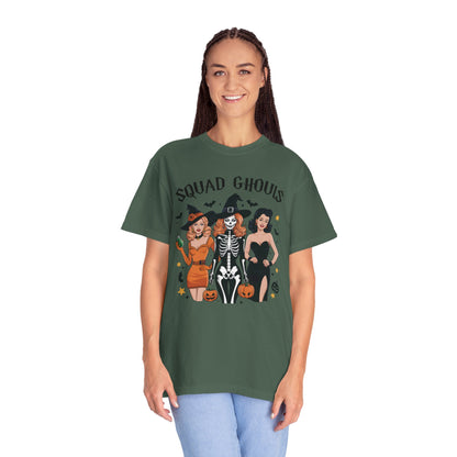 Squad Ghouls Shirt Retro Halloween Comfort Color Tee