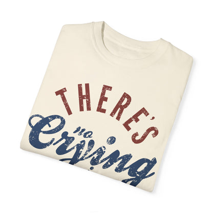 There's No Crying in Baseball Shirt, Funny Baseball Tees, Sports Mom Gifts, Game Day Shirt Ivory