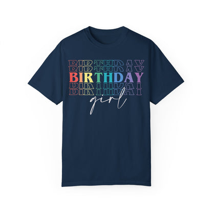 The Birthday Girl Shirt - Birthday Party Girl Shirt True Navy