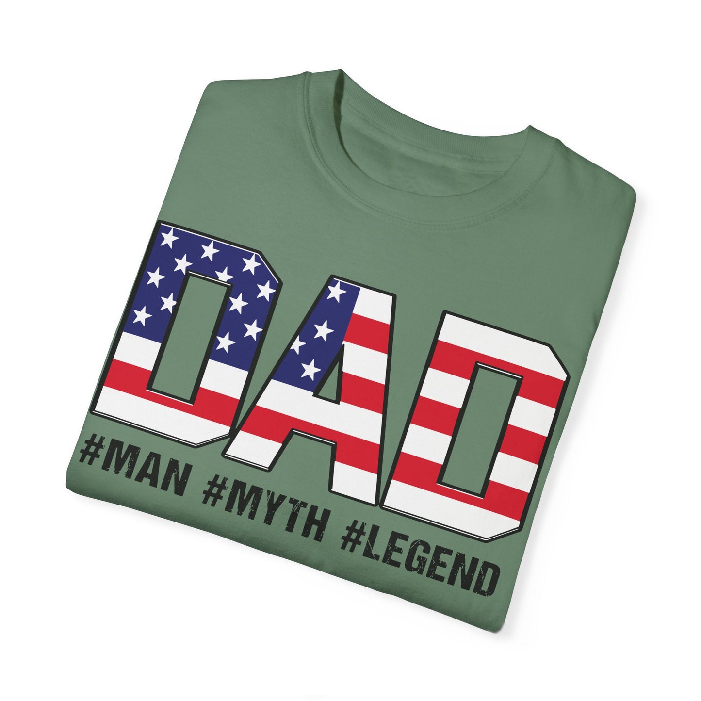 Dad The Man The Myth The Legend Shirt, Fathers Day T-shirt, Legend Dad Shirt, Gift For Dad, Dad Gift Ideas Light Green