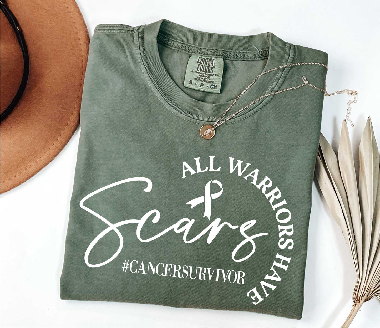 All Warriors Have Scars Shirt, Breast Cancer Survivor Shirt