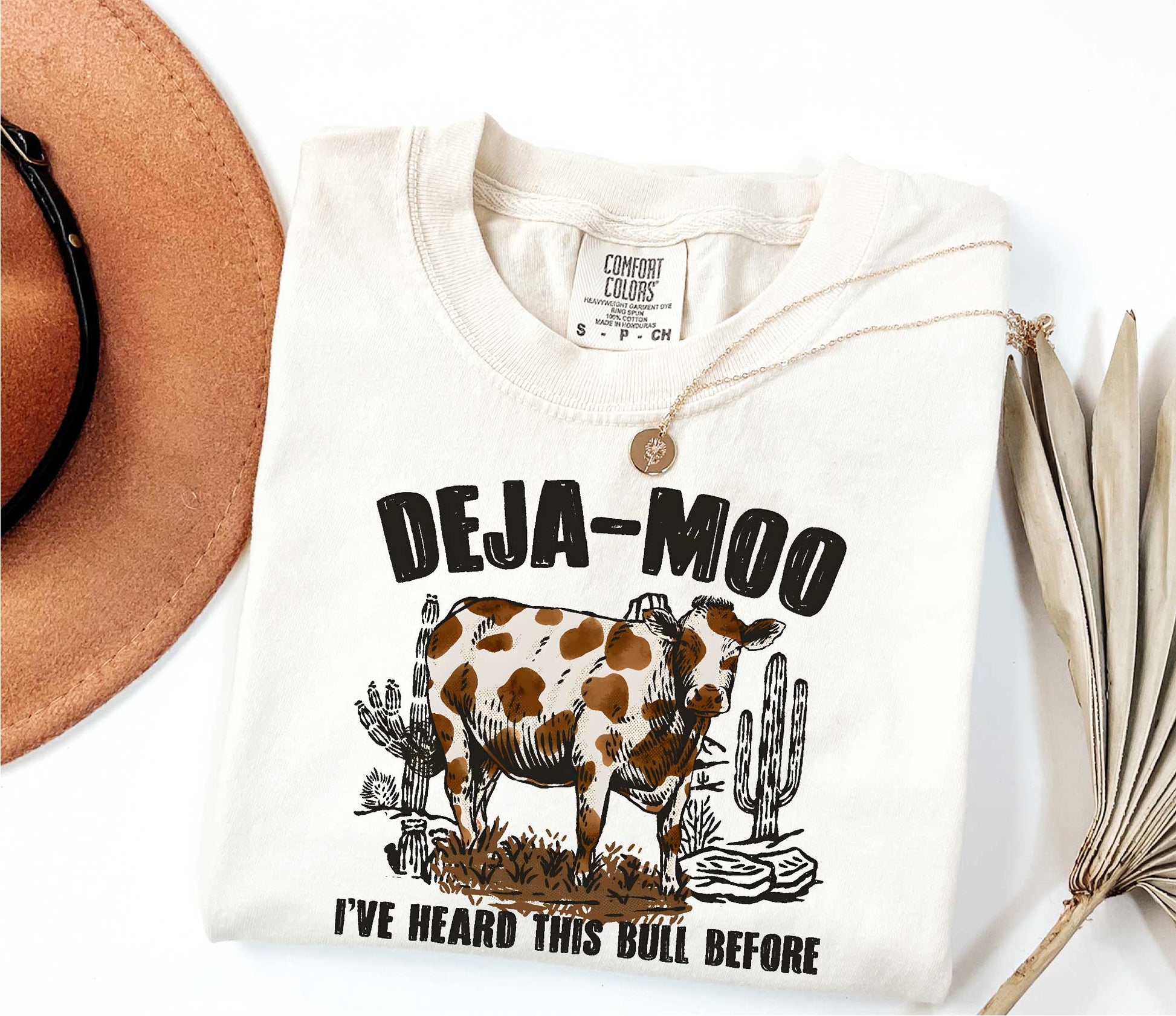 Deja Moo Shirt, Western Cow T-Shirt