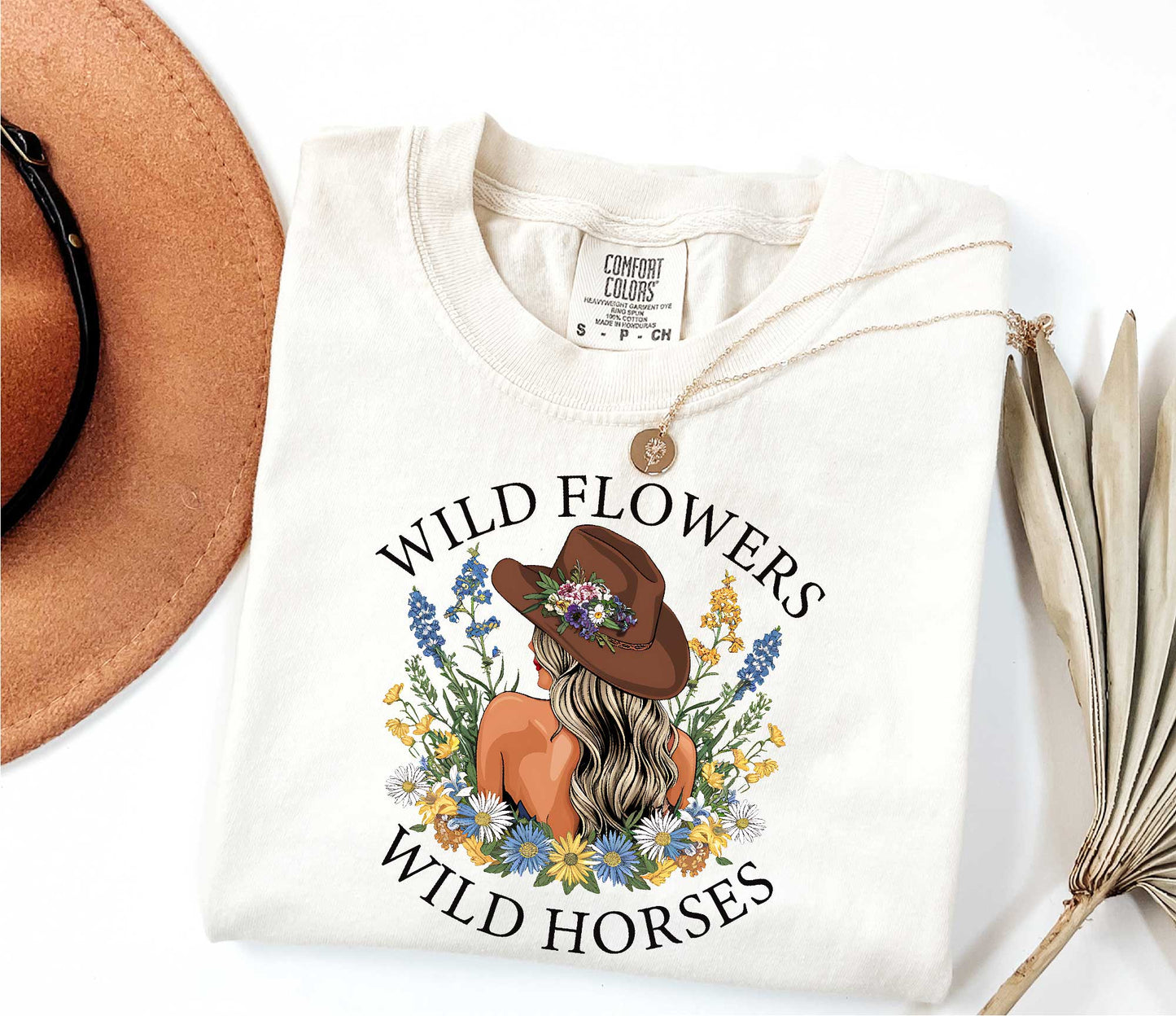 Wild Flowers Shirt, Western Cowgirl Shirt