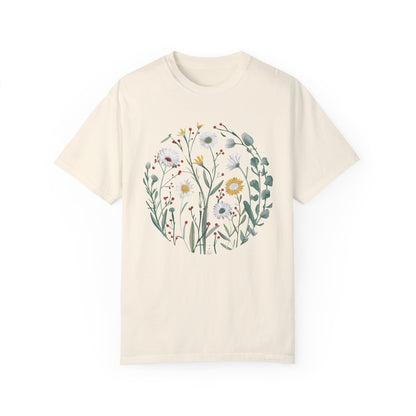 Comfort Colors Wildflower Shirt Ivory