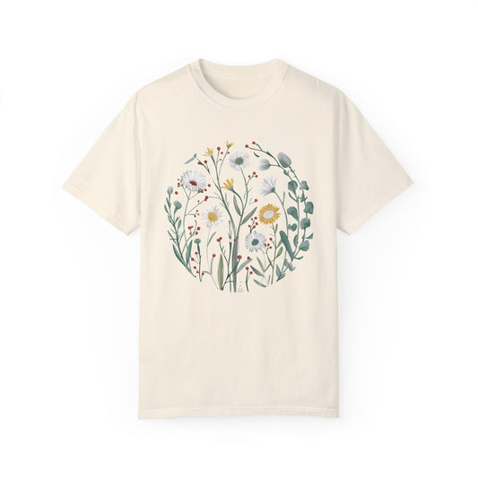 Comfort Colors Wildflower Shirt Ivory