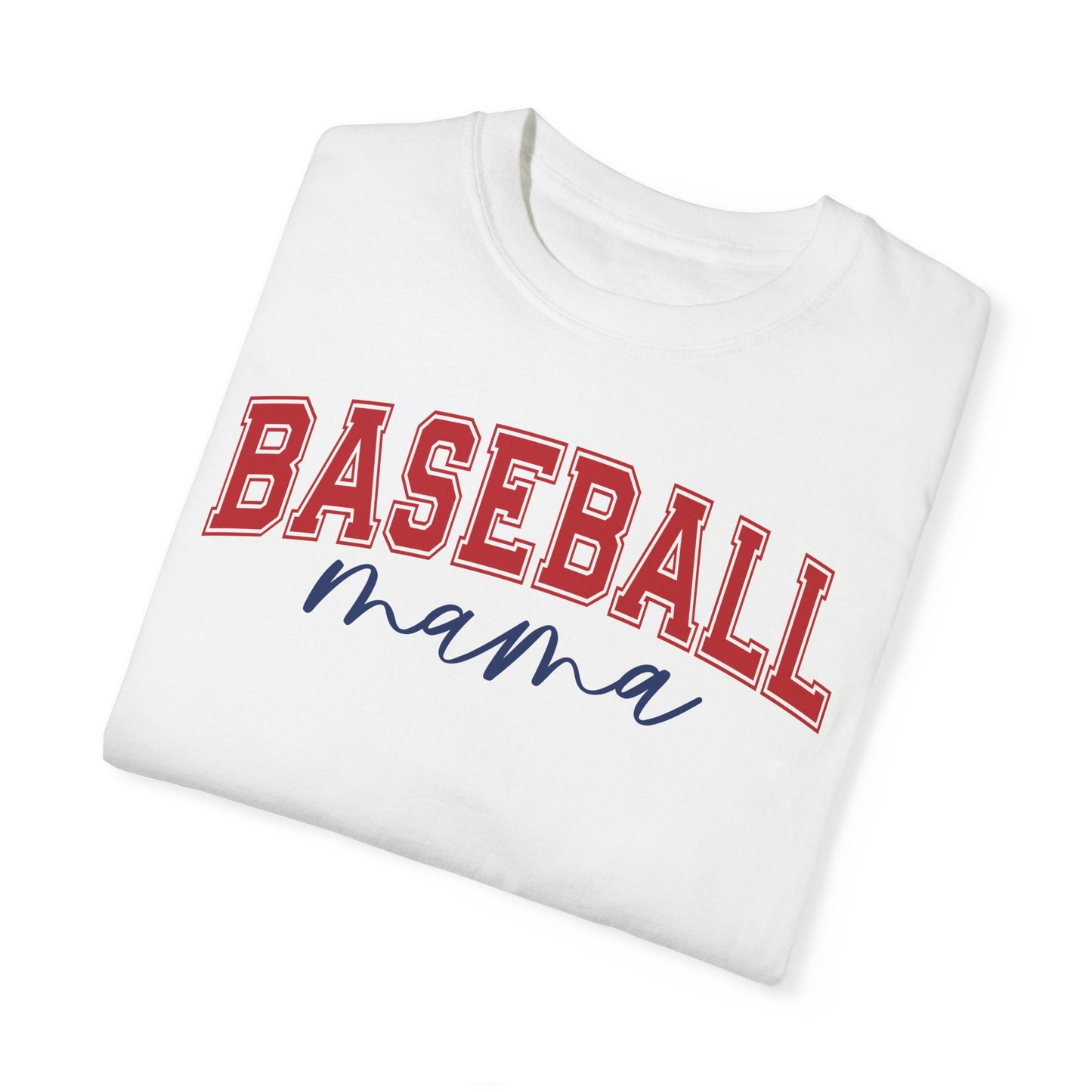 Baseball Mama Comfort Colors T-Shirt - Sports Mom Graphic Tee