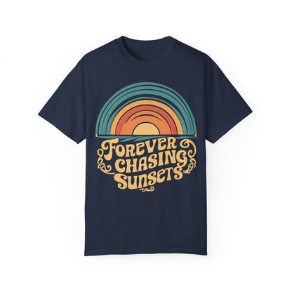 Sunset Shirt | Stylish Apparel for Beach and Summer Vibes Navy