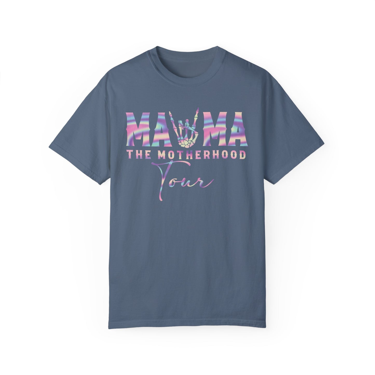 The Motherhood Tour Shirt - Mama Rock Tour Shirt Blue Jean