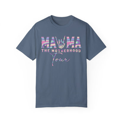 The Motherhood Tour Shirt - Mama Rock Tour Shirt Blue Jean