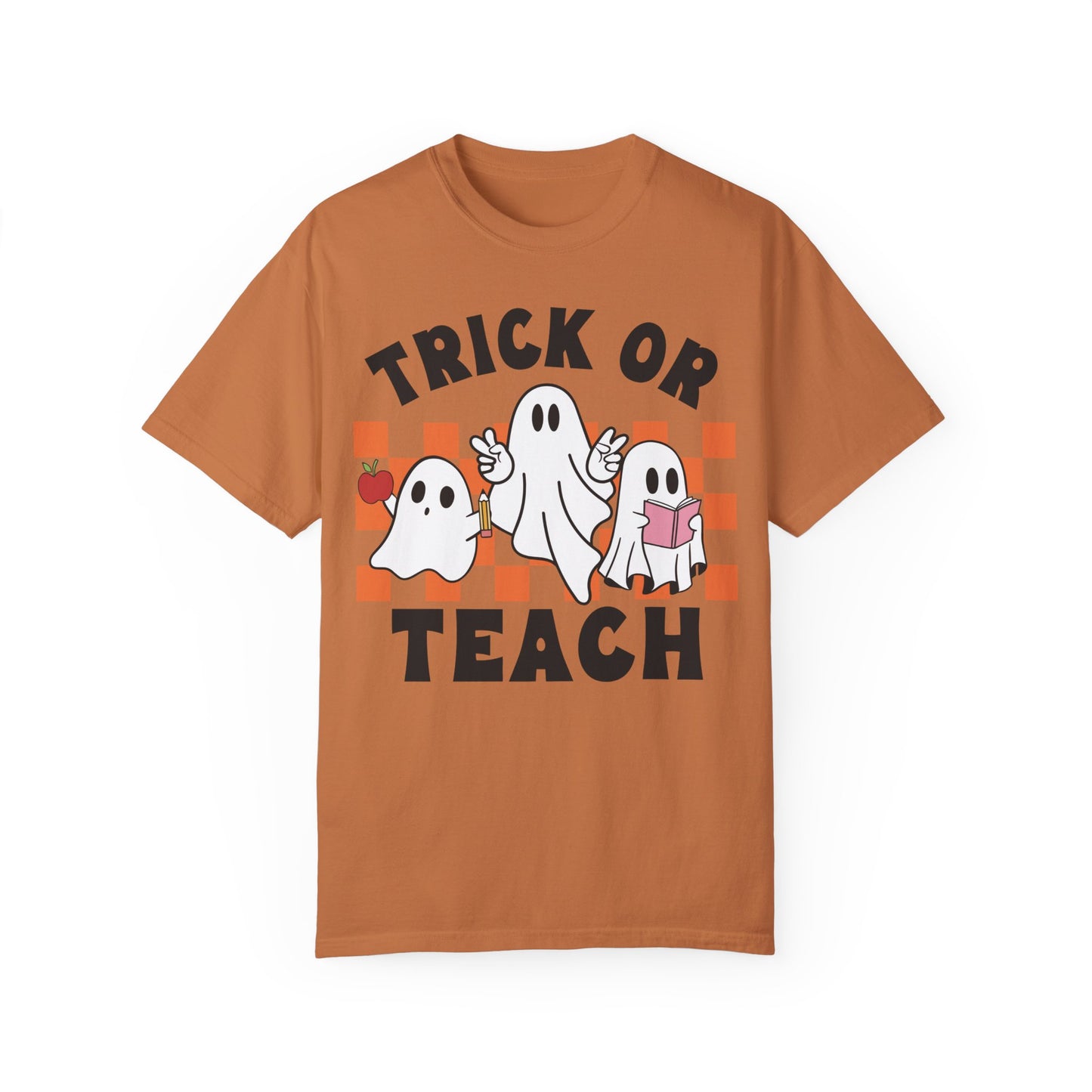 Comfort Colors Teacher Halloween Trick or Teach Shirt Yam