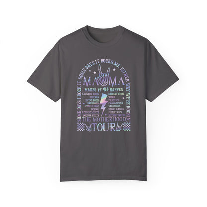 Mama Rock Tour Shirt - The Motherhood Tour Shirt Graphite