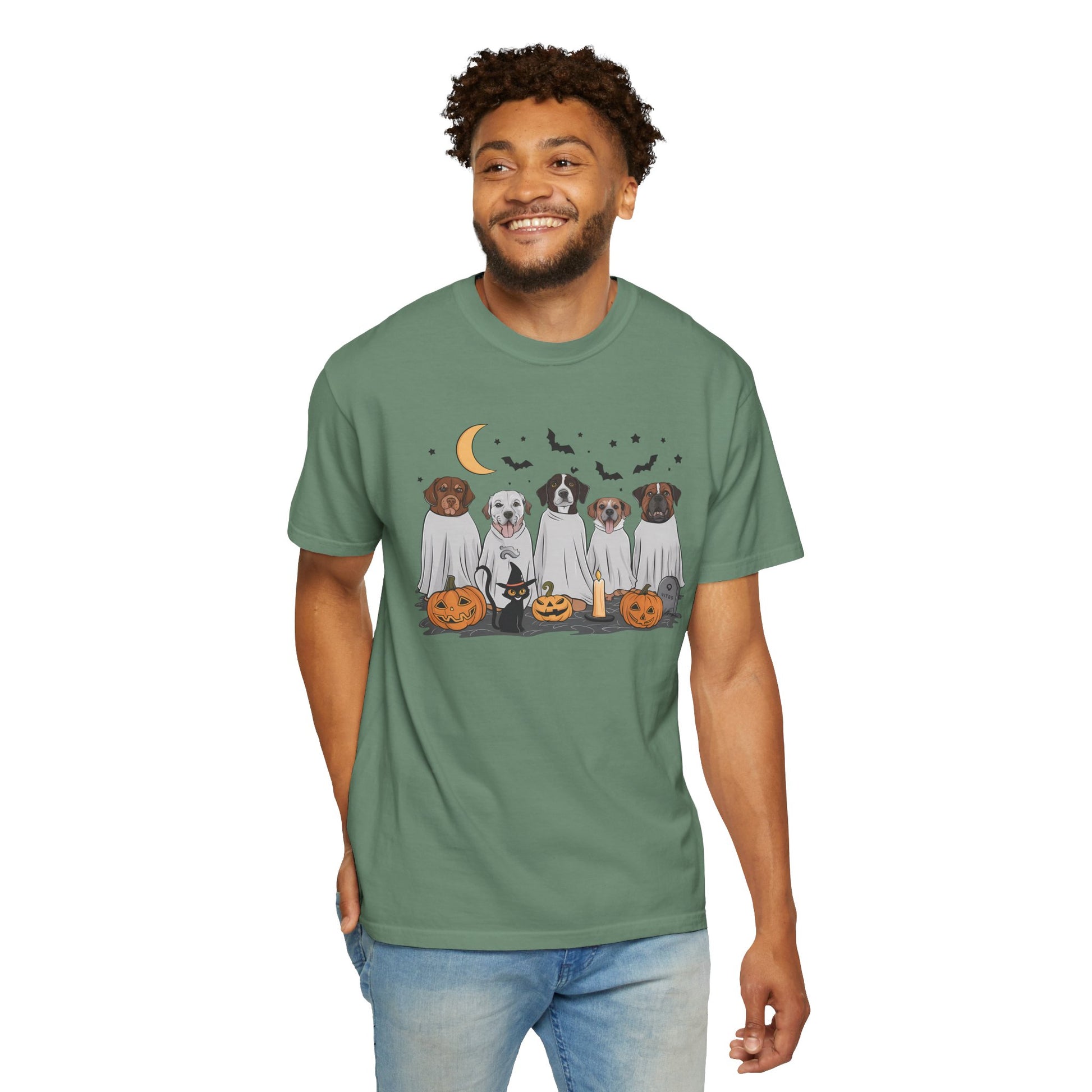 Halloween Ghost Dogs Tee