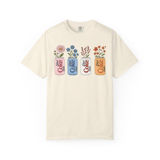 Vintage Diet Coke Club Comfort Colors Shirt – Floral Art