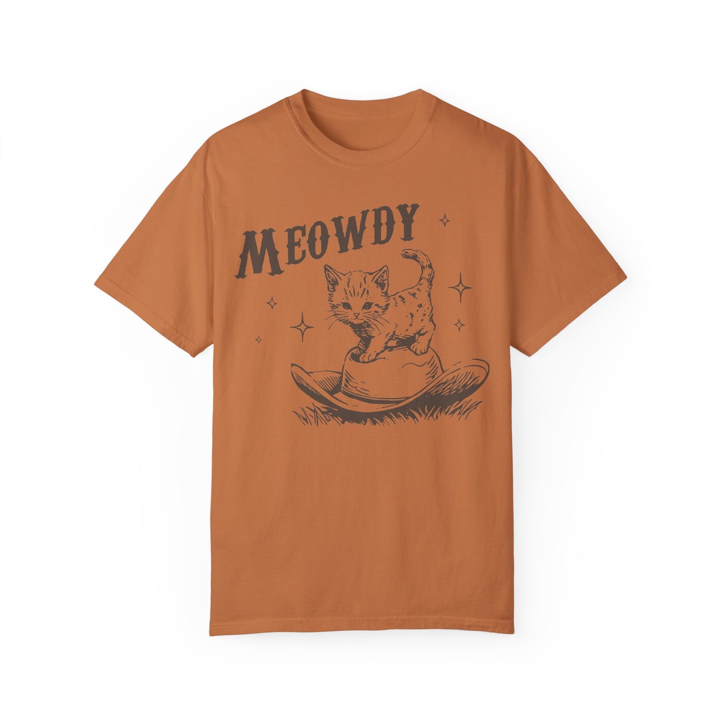 Meowdy Cute Kitten Cat Country Western Vintage T-Shirt, Retro 90s Cowgirl Rodeo Life Shirt Yam