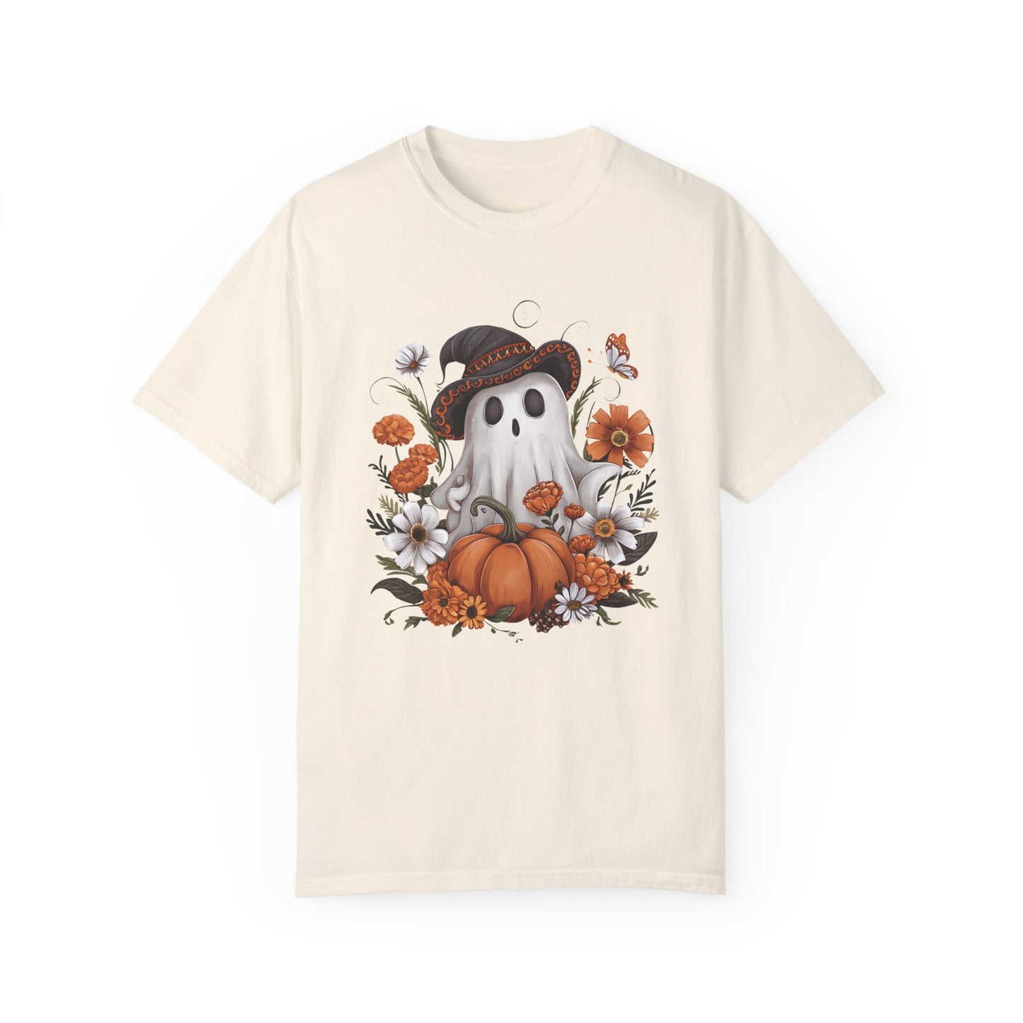 Halloween Ghost Comfort Colors Shirt Ivory