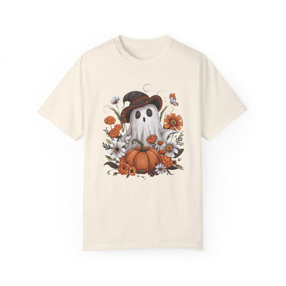 Halloween Ghost Comfort Colors Shirt Ivory