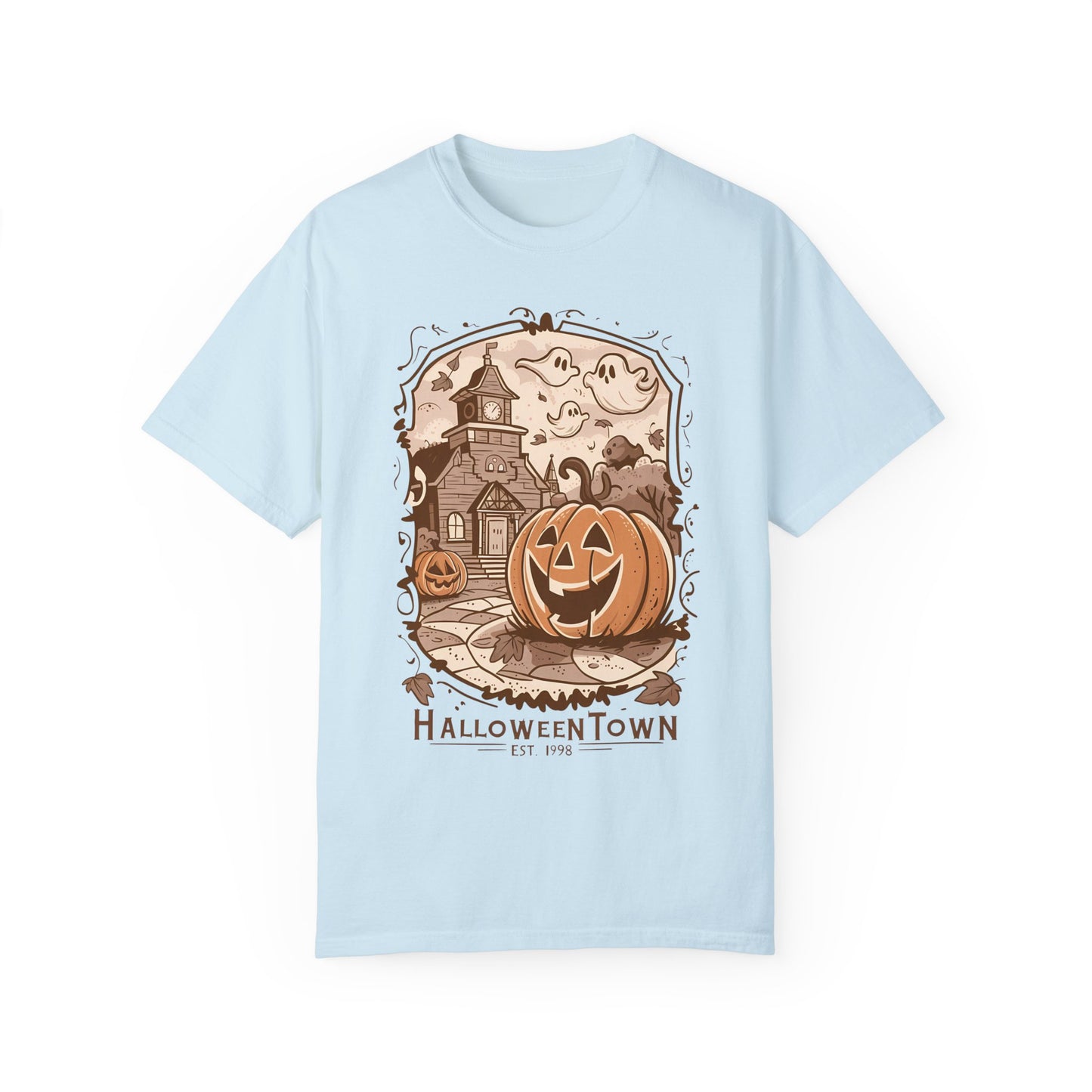 Halloween Town Shirt Chambray