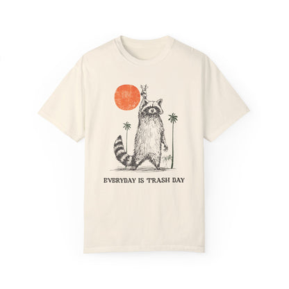 Funny Meme Raccoon Shirt | Hilarious Graphic Tees for Animal Lovers Ivory