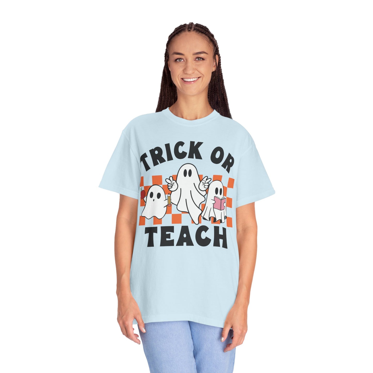 Comfort Colors Teacher Halloween Trick or Teach Shirt