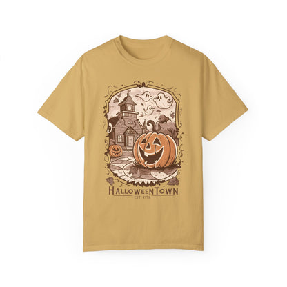 Halloween Town Shirt Mustard