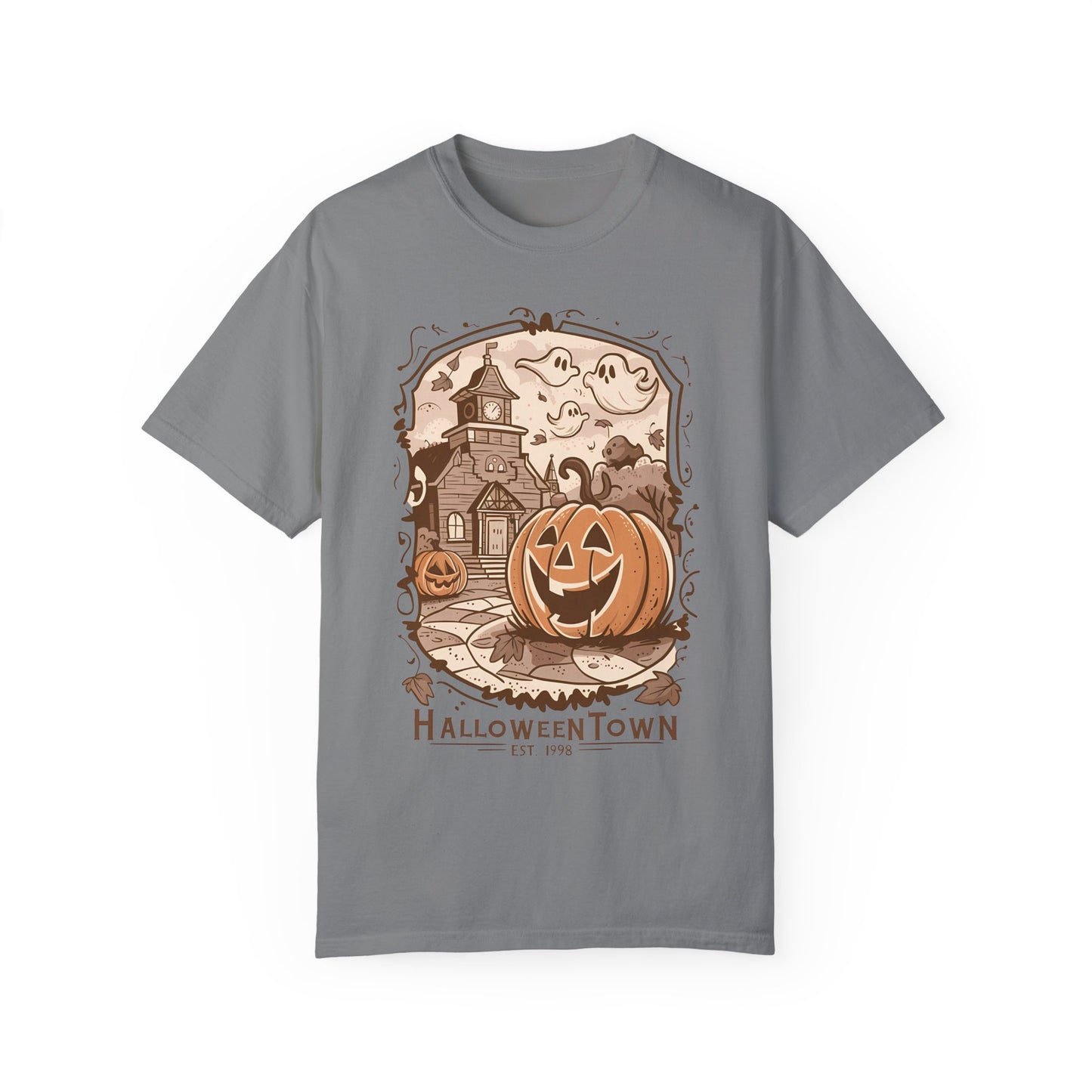 Halloween Town Shirt Grey