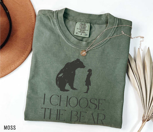 I Choose the Bear Shirt, Team Bear Shirt, Bear Vs Man, Womens Rights Shirt, Feminist Shirt