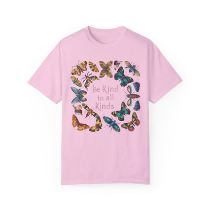 Be Kind To All Kinds Retro Graphic T Shirt Blossom