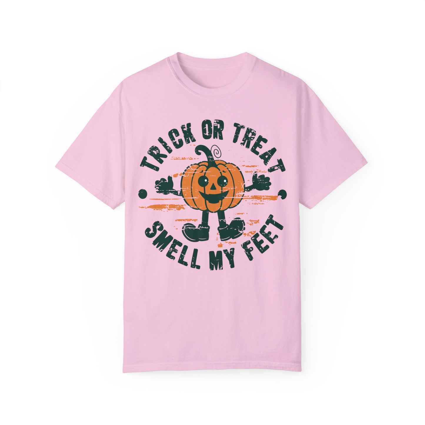 Trick Or Treat Smell My Feet Shirt Gift For Halloween, Retro Pumpkin Shirt Blossom